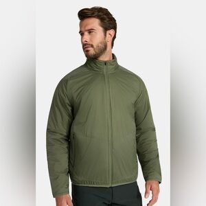 Ozark Trail Men's Olive Packable Puffer Jacket